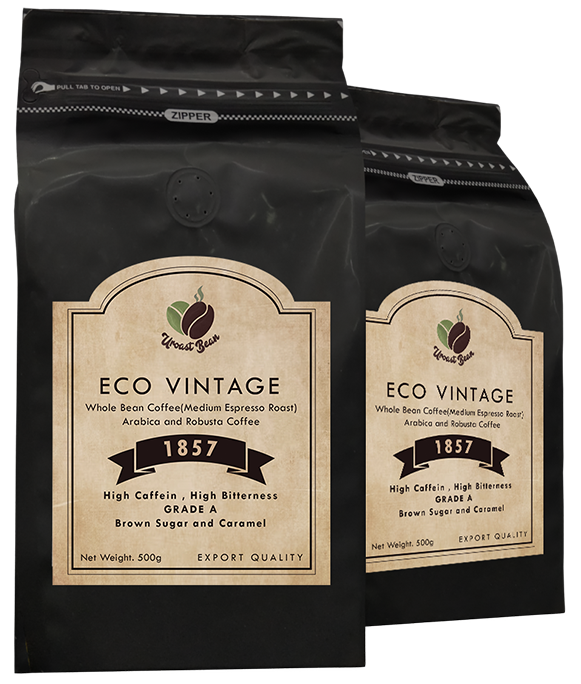 Eco vintage uroast bean